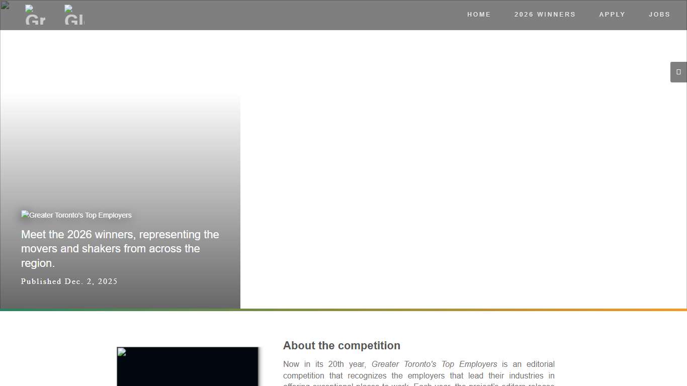 Greater Toronto's Top Employers (2026)